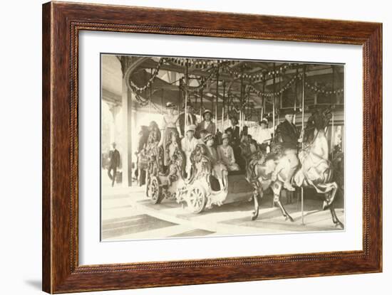 Carousel-null-Framed Art Print