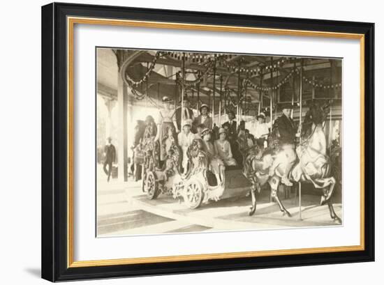 Carousel-null-Framed Art Print