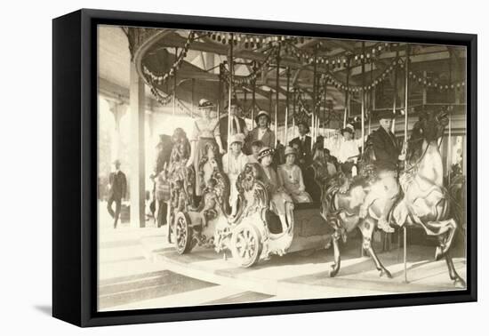 Carousel-null-Framed Stretched Canvas