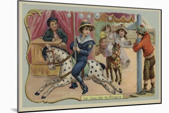 Carousel-null-Mounted Giclee Print
