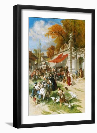 Carousing Soldiers by Emile Antoine Bayard-Emile Antoine Bayard-Framed Giclee Print