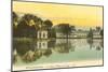 Carp Pond by Fontainebleau Palace, France-null-Mounted Art Print