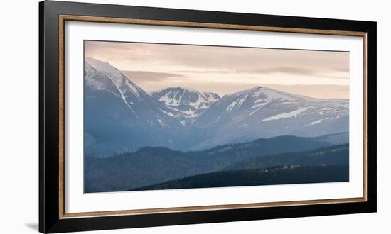 Carpathian Mountains at Ranca at Sunrise, Parang Mountains, Oltenia Region, Romania, Europe-Matthew Williams-Ellis-Framed Photographic Print