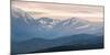 Carpathian Mountains at Ranca at Sunrise, Parang Mountains, Oltenia Region, Romania, Europe-Matthew Williams-Ellis-Mounted Photographic Print