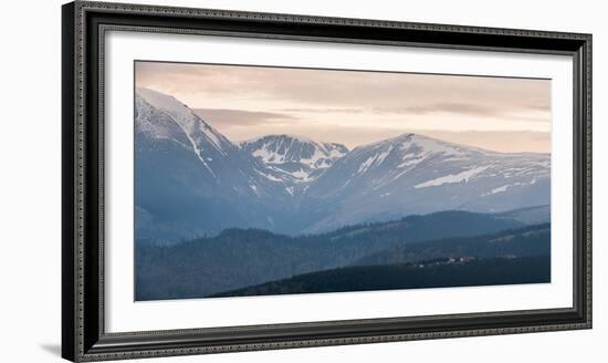 Carpathian Mountains at Ranca at Sunrise, Parang Mountains, Oltenia Region, Romania, Europe-Matthew Williams-Ellis-Framed Photographic Print