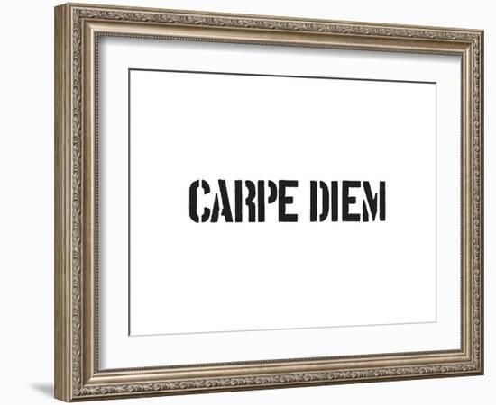 Carpe Diem-SM Design-Framed Art Print