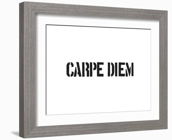 Carpe Diem-SM Design-Framed Art Print