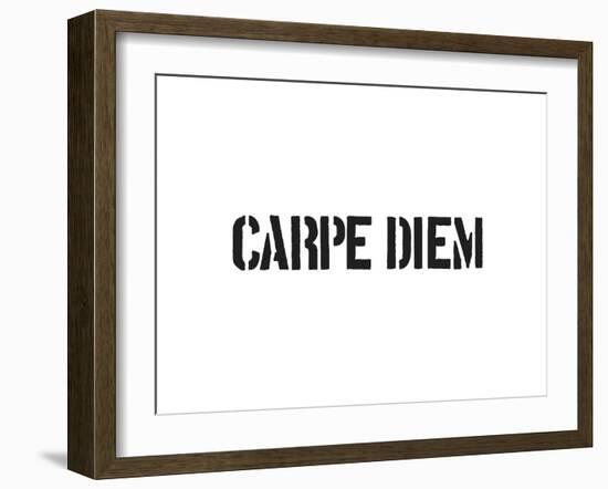 Carpe Diem-SM Design-Framed Art Print