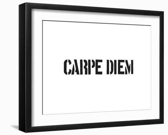 Carpe Diem-SM Design-Framed Art Print