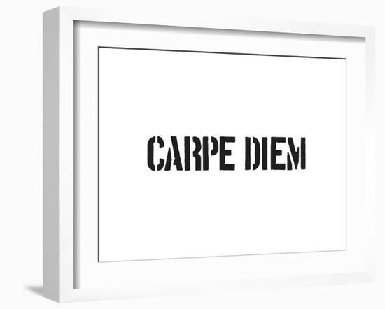 Carpe Diem-SM Design-Framed Art Print