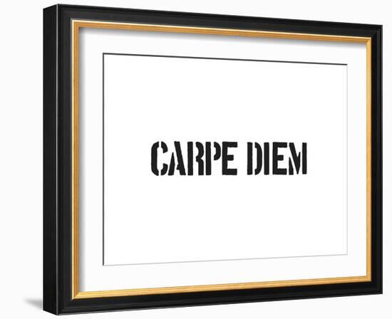 Carpe Diem-SM Design-Framed Art Print