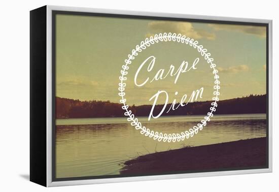 Carpe Diem-Vintage Skies-Framed Premier Image Canvas