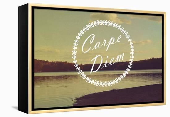 Carpe Diem-Vintage Skies-Framed Premier Image Canvas