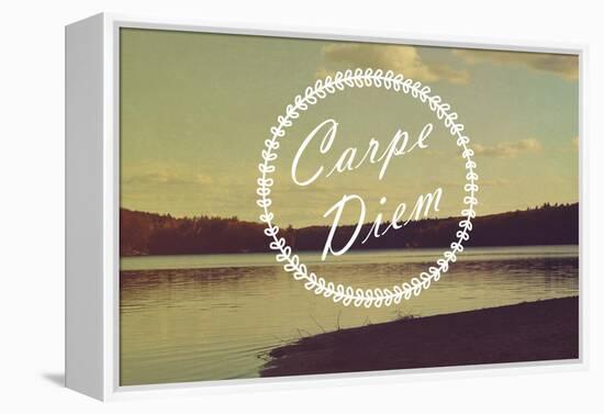 Carpe Diem-Vintage Skies-Framed Premier Image Canvas