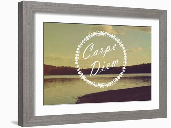 Carpe Diem-Vintage Skies-Framed Giclee Print