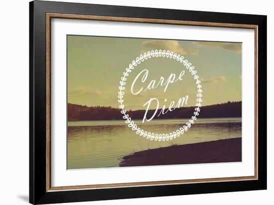 Carpe Diem-Vintage Skies-Framed Giclee Print