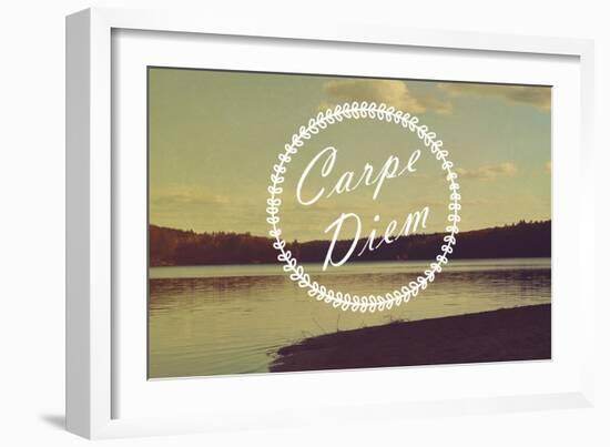 Carpe Diem-Vintage Skies-Framed Giclee Print