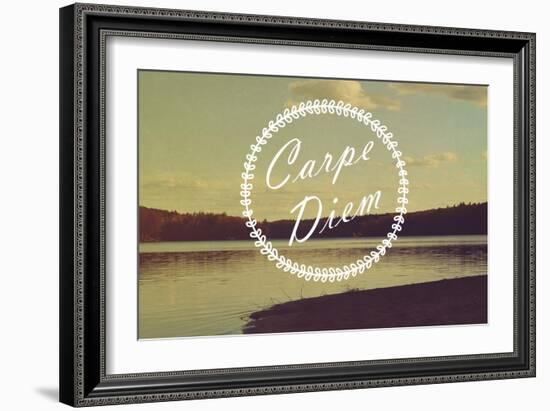 Carpe Diem-Vintage Skies-Framed Giclee Print