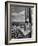 Carpenter Chuck Haines Relaxing on Sixth Story I Beam, Lunching on a Ham and Cheese Sandwich-Alfred Eisenstaedt-Framed Photographic Print