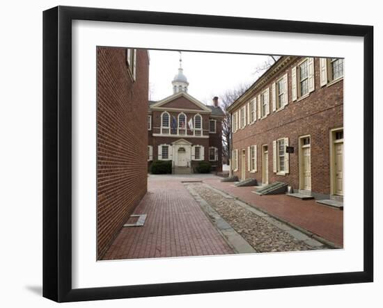 Carpenters' Hall, Built in 1774, Philadelphia, Pennsylvania, USA-De Mann Jean-Pierre-Framed Photographic Print