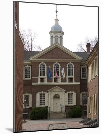 Carpenters' Hall, Built in 1774, Philadelphia, Pennsylvania, USA-De Mann Jean-Pierre-Mounted Photographic Print