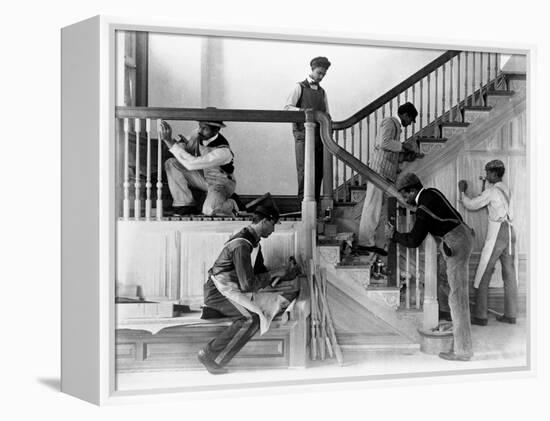 Carpenters-Science Source-Framed Premier Image Canvas