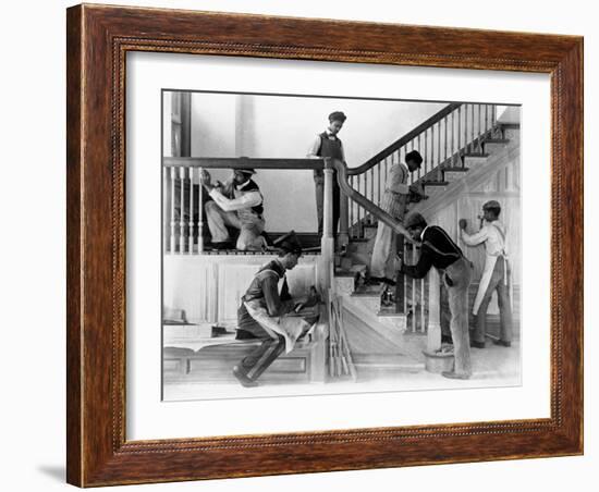 Carpenters-Science Source-Framed Giclee Print