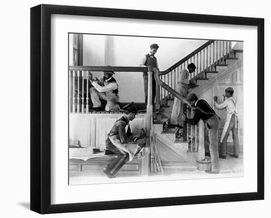 Carpenters-Science Source-Framed Giclee Print