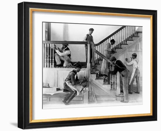 Carpenters-Science Source-Framed Giclee Print