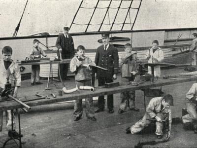 Carpentry And Plumbing Training Ship Wellesley North Shields Photographic Print Peter Higginbotham Art Com