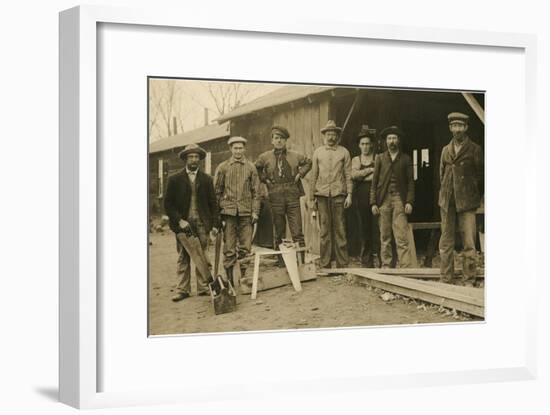 Carpentry Crew-null-Framed Art Print