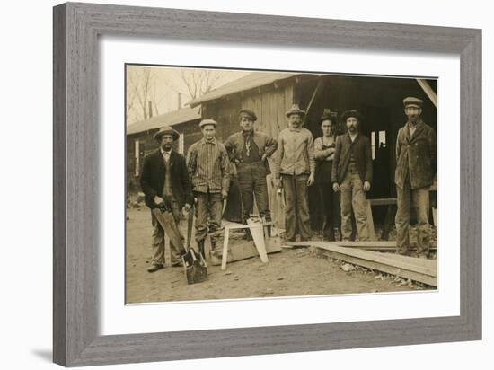 Carpentry Crew-null-Framed Art Print