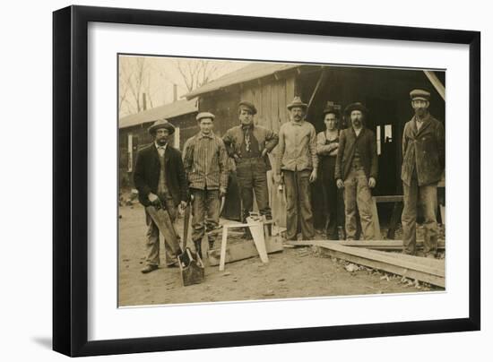 Carpentry Crew-null-Framed Art Print