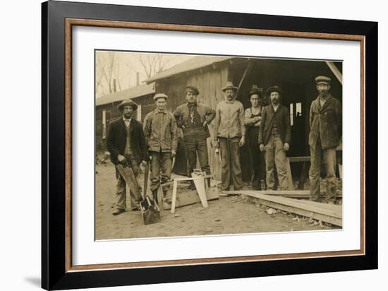 Carpentry Crew-null-Framed Art Print