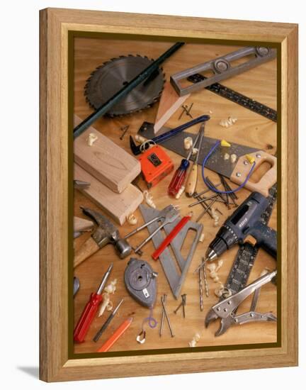 Carpentry Tools-Chris Rogers-Framed Premier Image Canvas