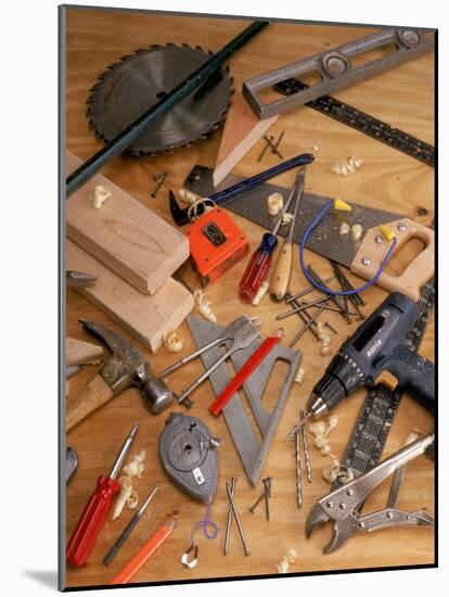 Carpentry Tools-Chris Rogers-Mounted Photographic Print