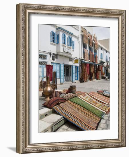 Carpet Market, Kairouan, Tunisia, North Africa, Africa-Ethel Davies-Framed Photographic Print