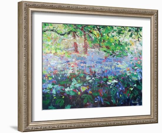 Carpet of Bluebells-Sylvia Paul-Framed Giclee Print