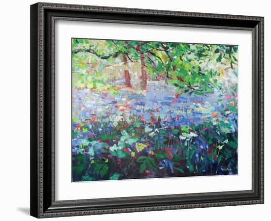 Carpet of Bluebells-Sylvia Paul-Framed Giclee Print