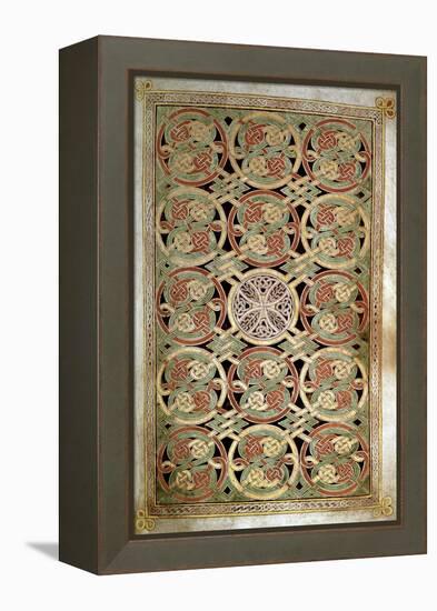 Carpet Page from Book of Durrow-null-Framed Premier Image Canvas