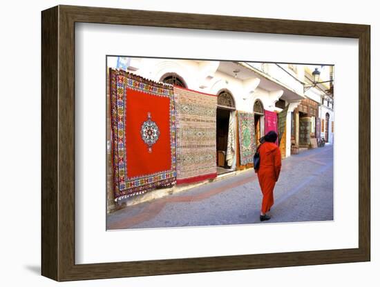 Carpet Shop, the Medina, Rabat, Morocco, North Africa, Africa-Neil Farrin-Framed Photographic Print