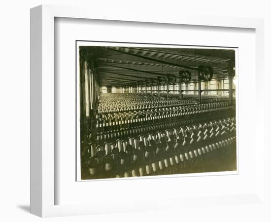 Carpet Yarn Spinning, Leas Spinning Mill, 1923-English Photographer-Framed Photographic Print