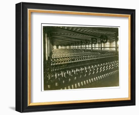 Carpet Yarn Spinning, Leas Spinning Mill, 1923-English Photographer-Framed Photographic Print