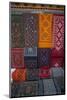 Carpets for sale at market, Bhutan.-Gavriel Jecan-Mounted Photographic Print