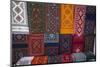 Carpets for sale at market, Bhutan.-Gavriel Jecan-Mounted Photographic Print