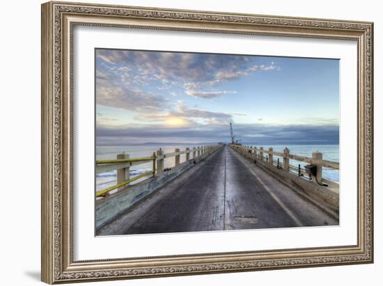 Carpinteria Pier View I-Chris Moyer-Framed Photographic Print