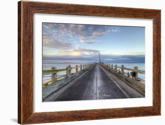 Carpinteria Pier View I-Chris Moyer-Framed Photographic Print