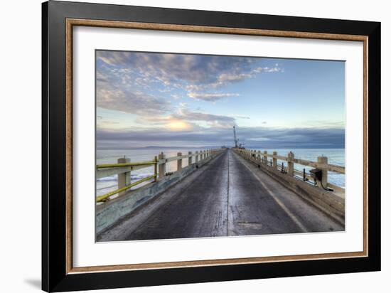 Carpinteria Pier View I-Chris Moyer-Framed Photographic Print