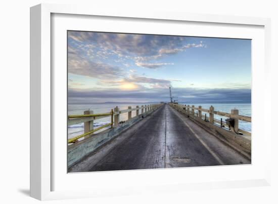 Carpinteria Pier View I-Chris Moyer-Framed Photographic Print