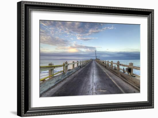 Carpinteria Pier View I-Chris Moyer-Framed Photographic Print